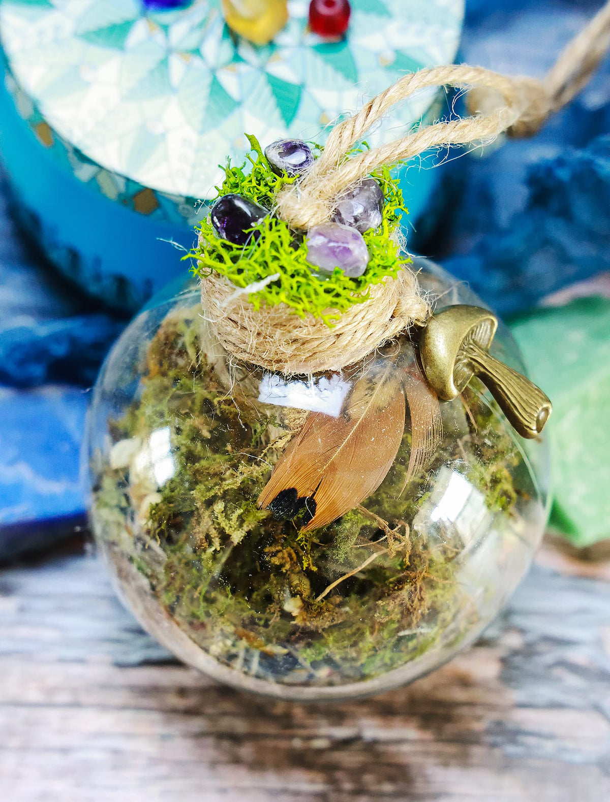 Witches Ball Divination Necromancy Protection Balls Altar Tools Goddess Spell Jar Collection Witches Blessing for Protection from Evil Banish Negative Energy Deflect Psychic Attacks