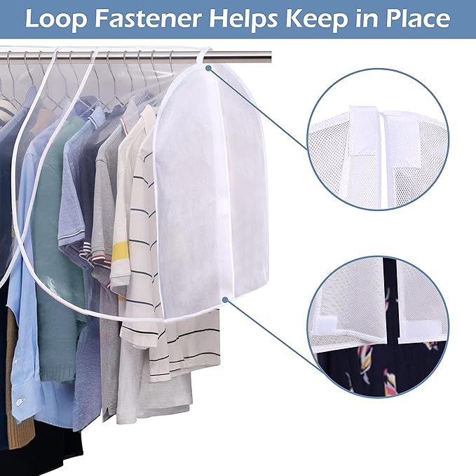SLEEPING LAMB Extra Large Hanging Garment Rack Cover Storage
