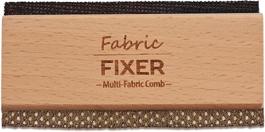 Multi-Fabric Sweater Comb with Natural Beech Wood Handle Manual Fabric Defuzzer