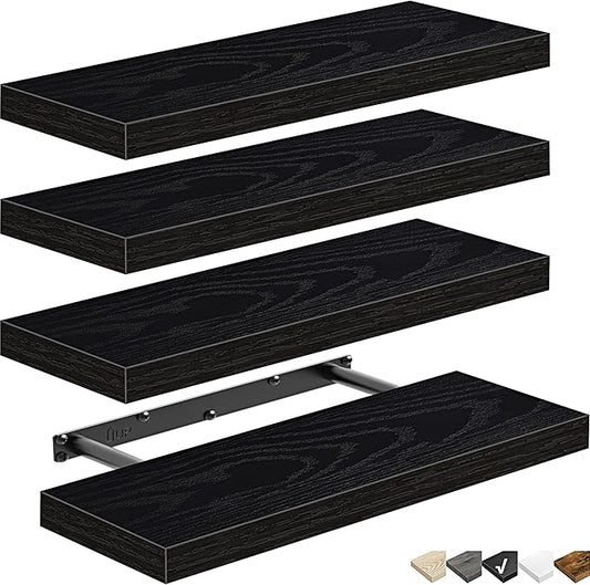 QEEIG Floating Shelves for Wall Bathroom Shelf Bedroom Kitchen Living Room