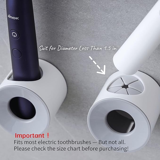 LaLand Electric Toothbrush Holder, Wall Mounted