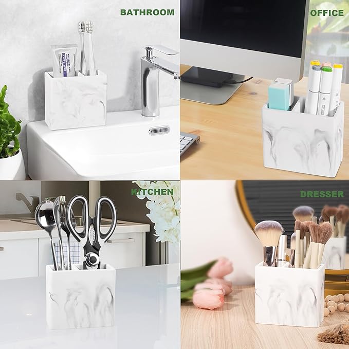 Diatomite Toothbrush Holder 2 Slots Tooth Brush Holder
