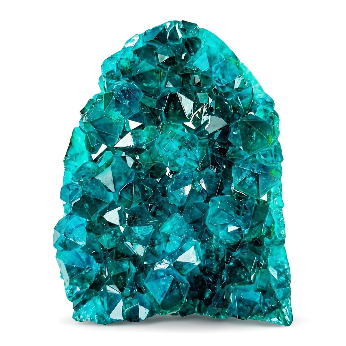 CrystalHola 1Pc Lake Blue Geode Crystal Cluster - Unique Crystal Decor for Home Decor, Crystal Collections, Meditation (100-200g)