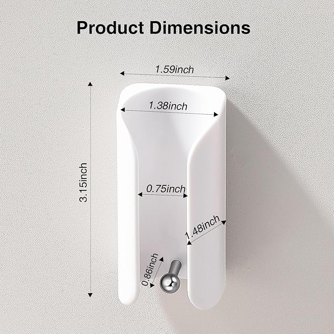 Electric Toothbrush Holder for Bathroom, Wall-Mounted Toothbrush Stand