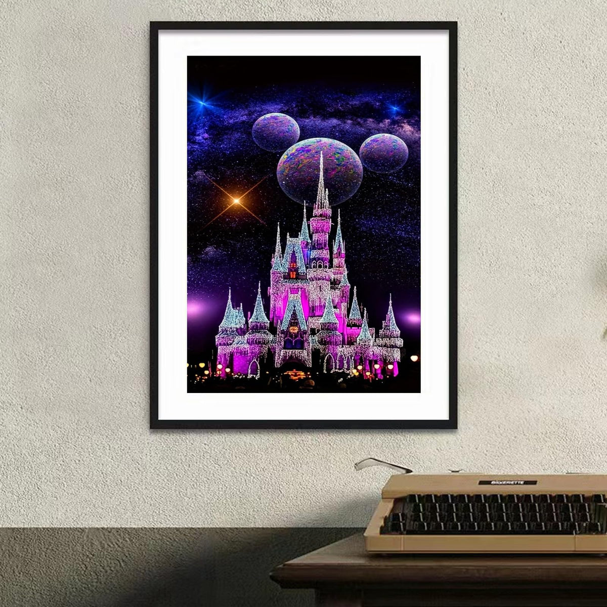 LumiCraft Starry Castle Diamond Art Kits for Adults, Cartoon Diamond Painting Kits, 5D Full Drill Crystal Rhinestones Art Kits for Beginner Home Wall Decor 12x16in