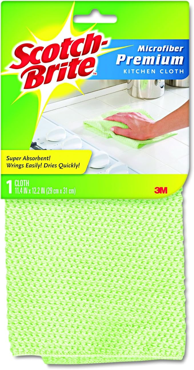 Scotch-Brite Premium Kitchen Cleaning Cloth, Microfiber