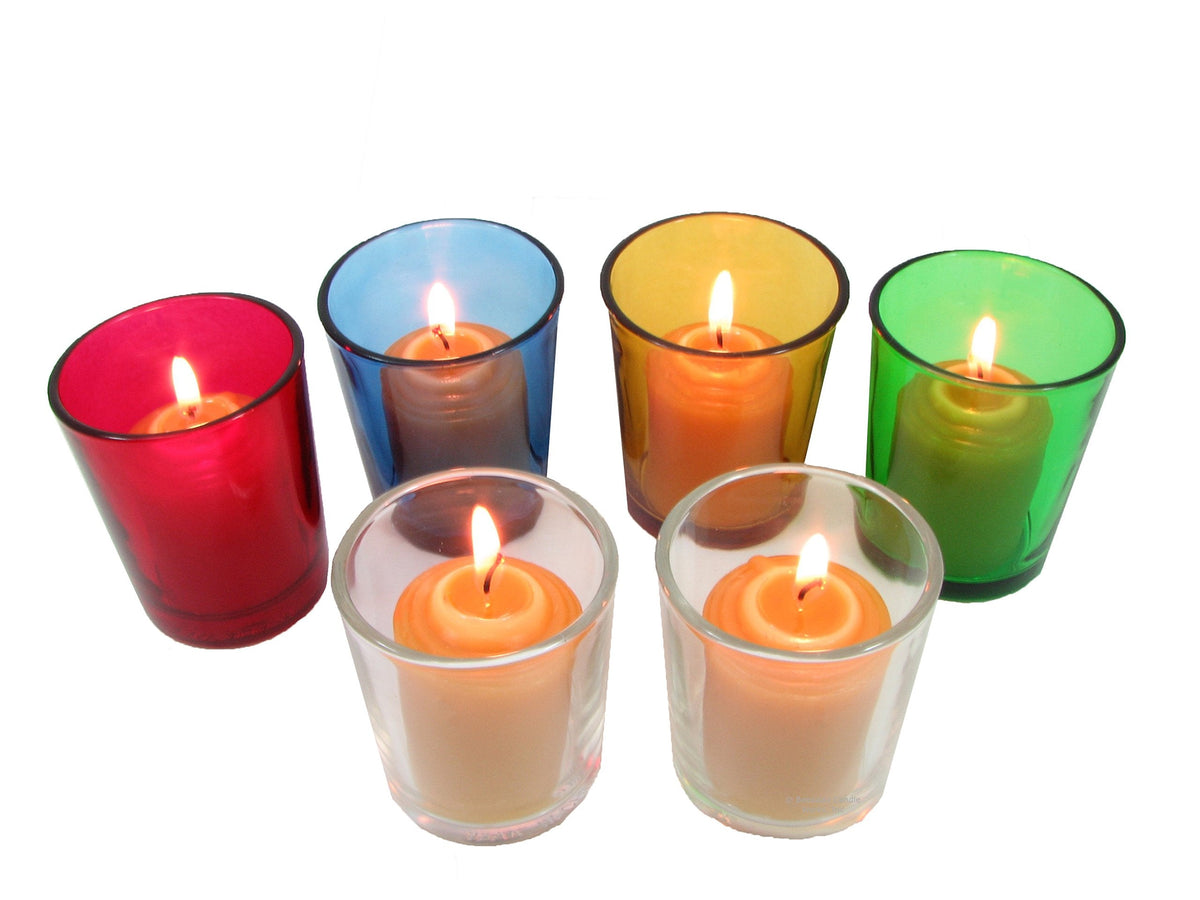 Beeswax Candle Works, 10-Hour Votives (Pack of 24) 100% USA Beeswax