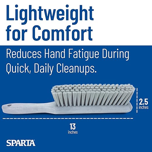 SPARTA Handheld Soft Counter Brush 8 Inch Bristle Span, Countertops, and