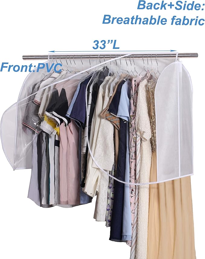 SLEEPING LAMB Extra Large Hanging Garment Rack Cover Storage