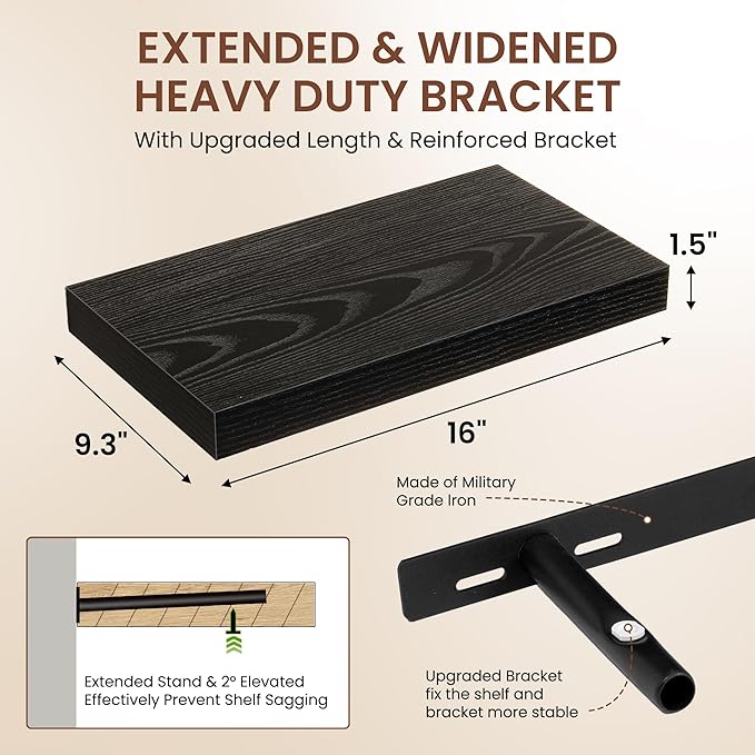 Dreamland 16 Inches Floating Shelves