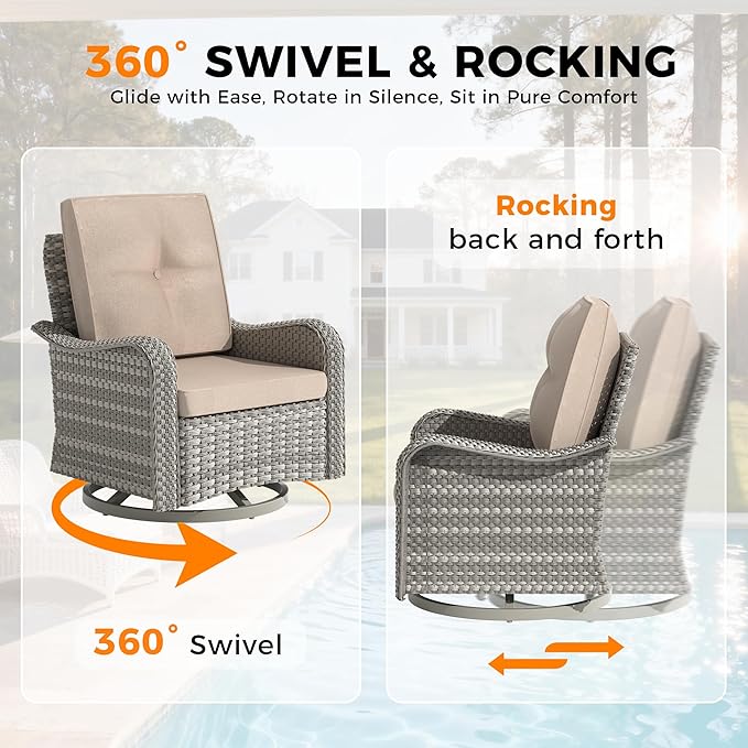 10-Seat Modern Patio Furniture Set