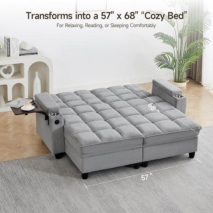 Auvsoce 71" Loveseat Recliner Chair