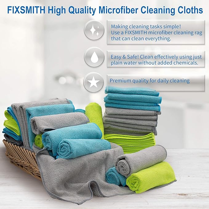 FIXSMITH Microfiber Cleaning Cloth