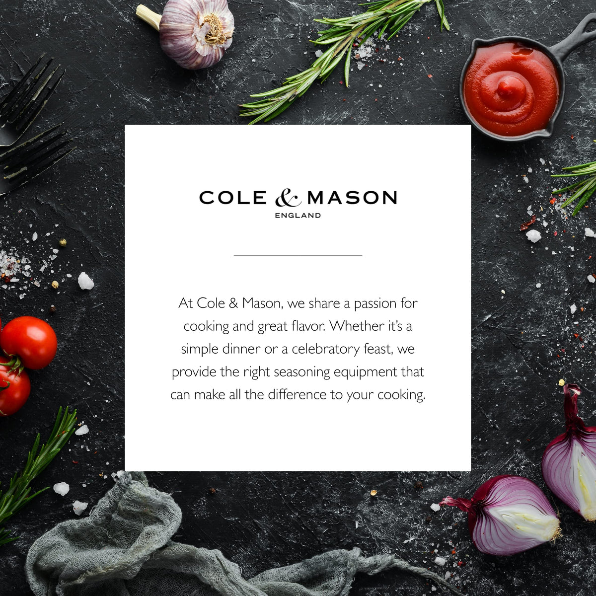 Cole & Mason Everyday Salt & Pepper Mill Gift Set - Filled Salt & Pepper Grinders - Refillable & Adjustable Mill Set - Acrylic & Stainless Steel Salt & Pepper Grinders - Hand Wash - Stainless Steel