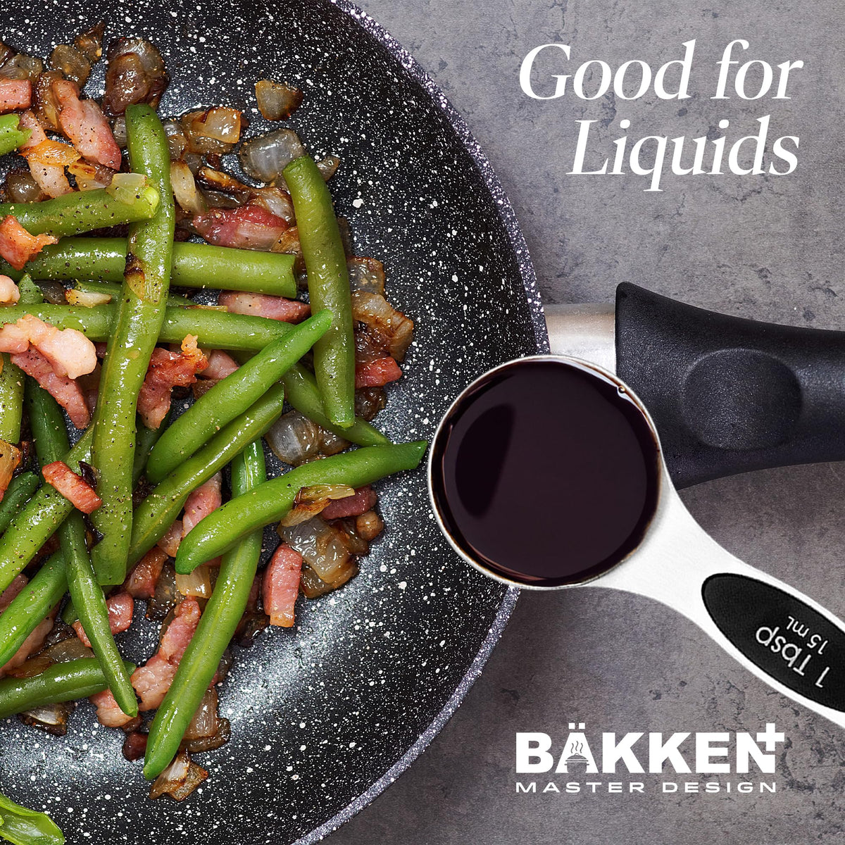 Premium Measuring Spoons Set - Magnetic, Dual-Sided, & Dishwasher Safe - Accurate and Durable for Cooking and Baking - 6 Convenient Sizes - U.S. and Metric Measurements