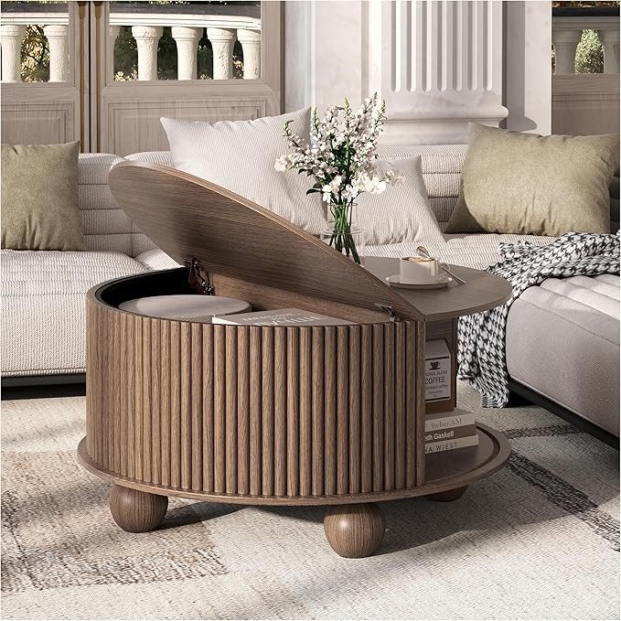 JOINICE Round Coffee Table
