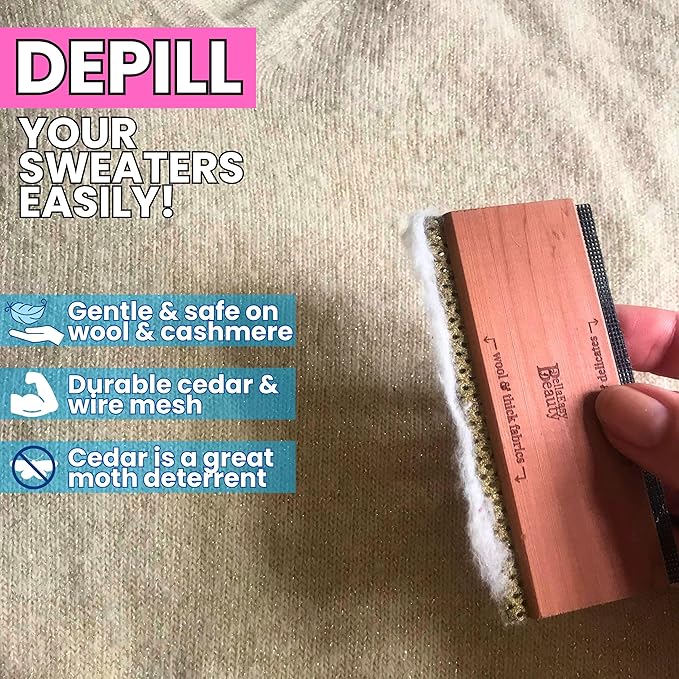 Cashmere Comb for De-Pilling Sweaters