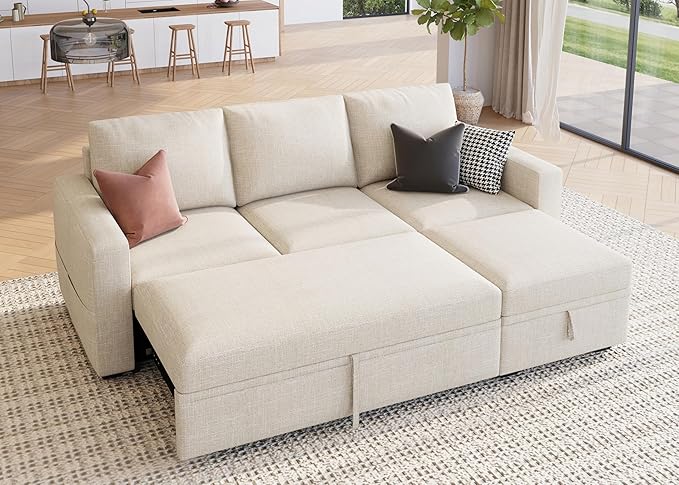 HONBAY Modular Sectional Sleeper Sofa