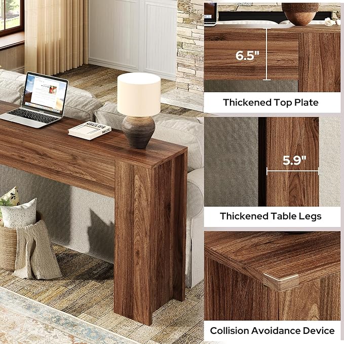 UNIQUITE 63-Inch Long Console Table