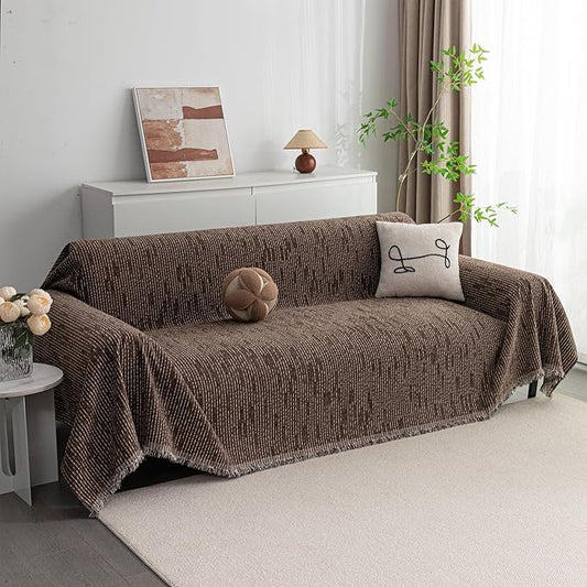 MYSKY HOME Couch Covers for 2 Cushion Couch Sectional Sofa, L Shape Sofa