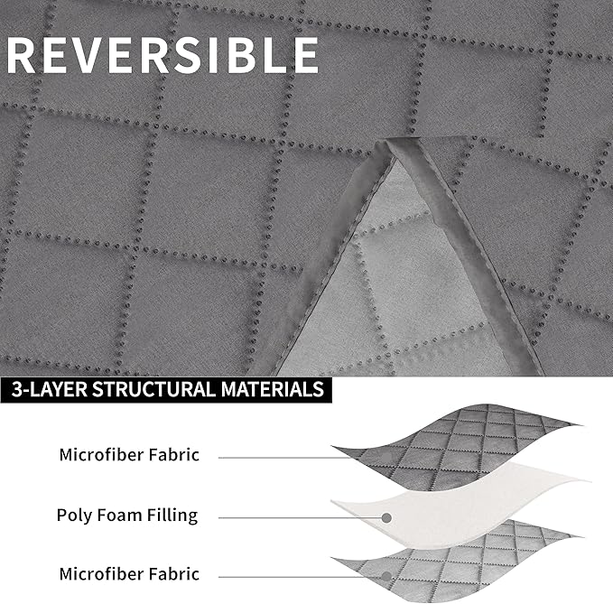 Easy-Going Recliner Sofa Cover, Reversible Couch Cover