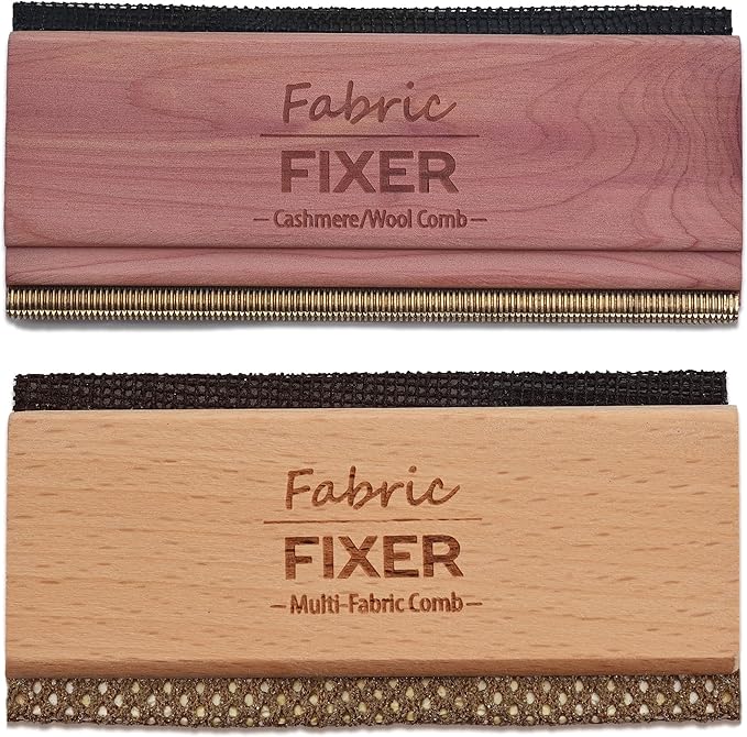 Cashmere and Multi-Fabric Sweater Comb Combo Manual Fabric Defuzzer Wool Lint