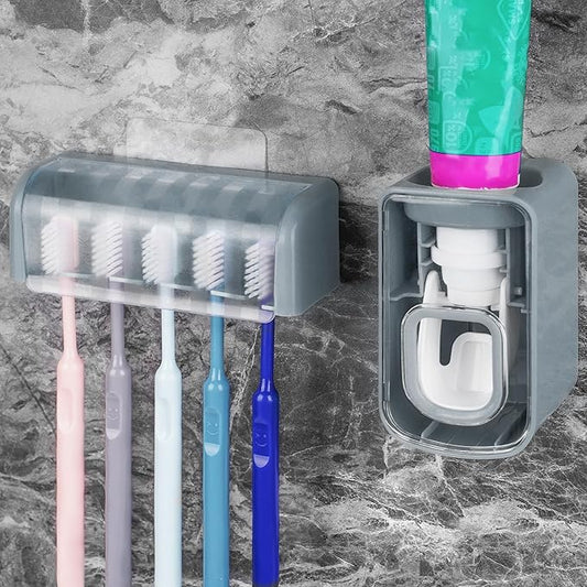 5 Slots Wall Mount Toothbrush Holder