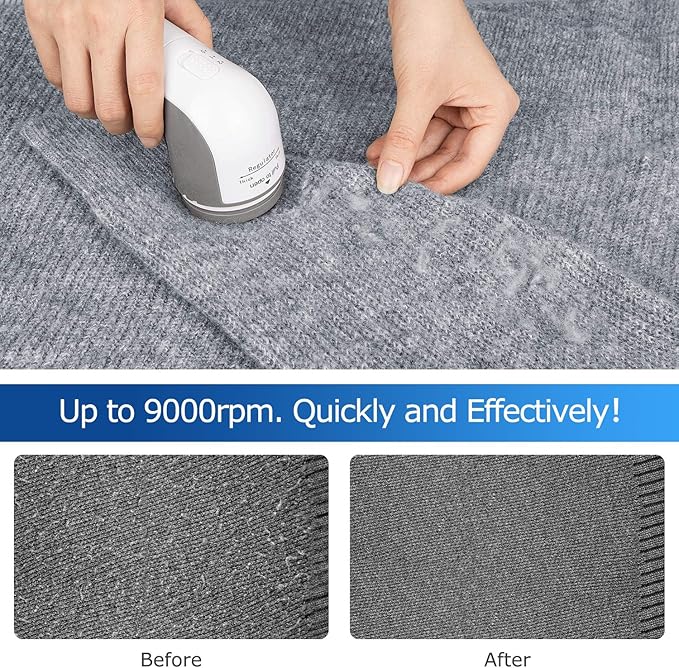 BEAUTURAL Fabric Shaver and Lint Remover, Sweater Defuzzer