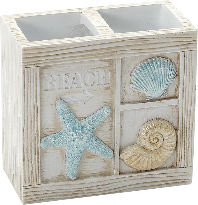 Zenna Home Seaside Serenity Bathroom Toothbrush Holder
