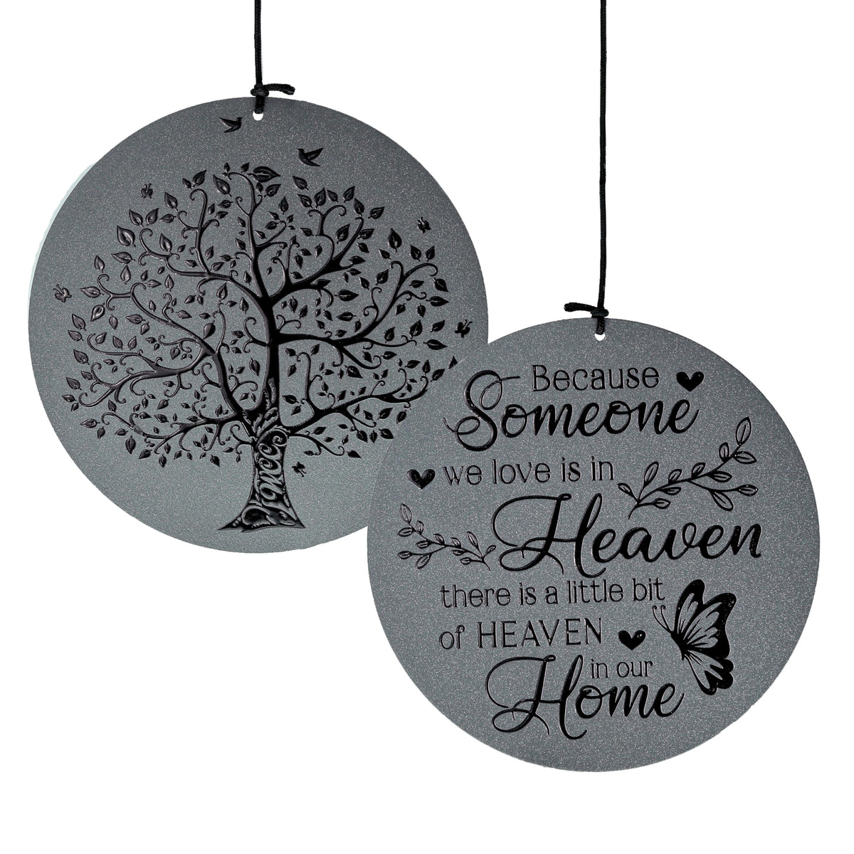 THE WIND CHIME CO 36" Extra-Large Serenity Bell Parameter Unique Serenity Bell with Deep Resonance Metal Cylinder Wind Chimes Outdoor Windbell Deep Tone Garden Decor Sympathy Gift Home Decoration