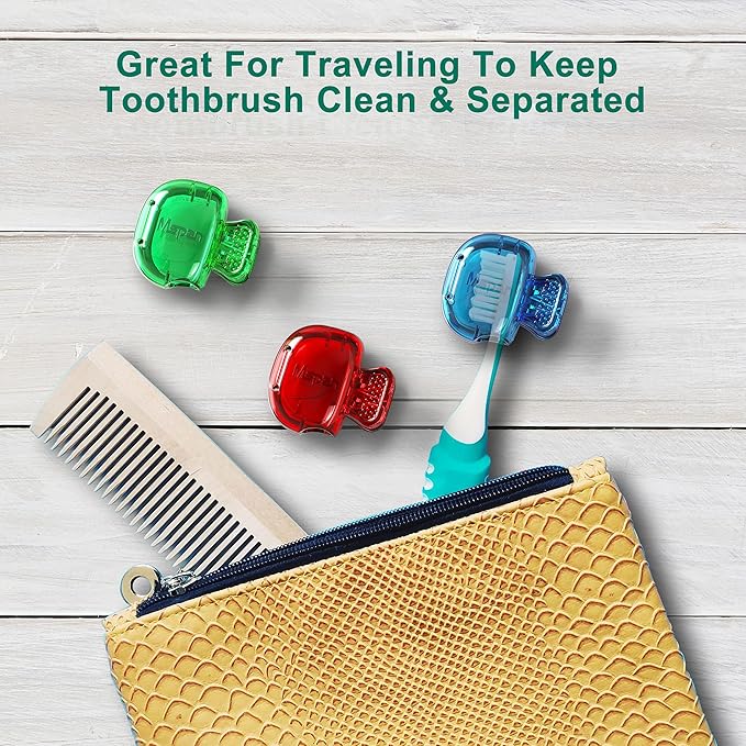 Mspan Toothbrush Head Cover Cap: Toothbrush Protector Brush Pod Case Protective