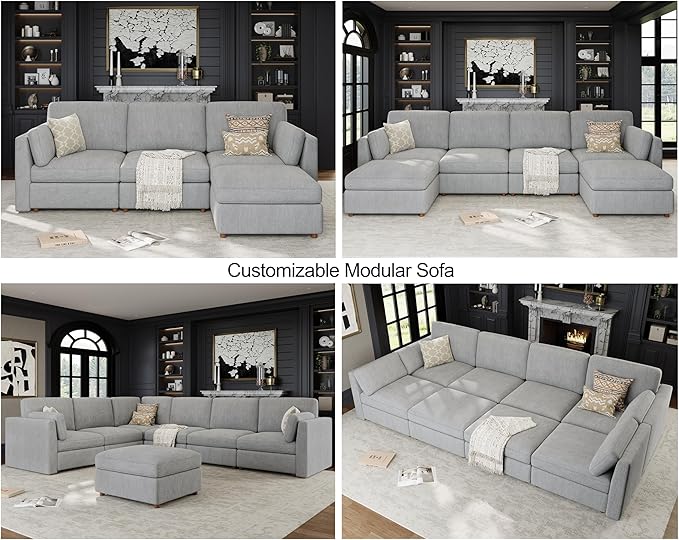 109'' Oversized Modular Sectional Sofa