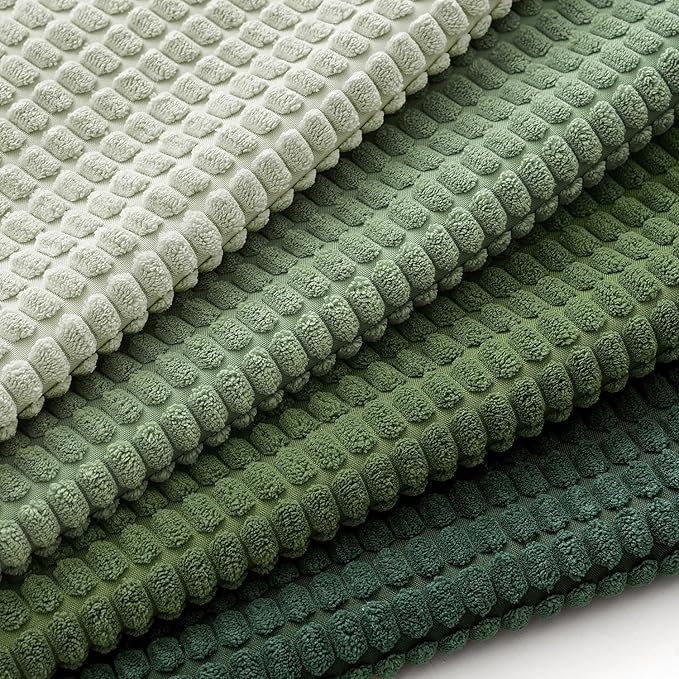 MIULEE Sage Green Pillow Covers 18x18 Inch Set of 4 Boho Farmhouse Home Decor
