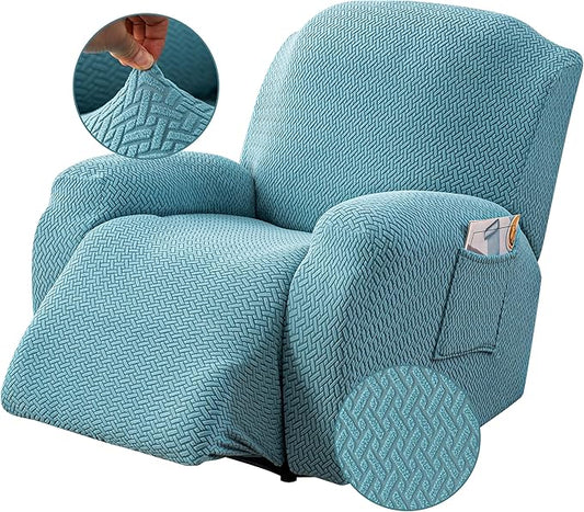 Genina Recliner Chair Cover, Stretch Reclining Chair Covers, Recliner Sofa