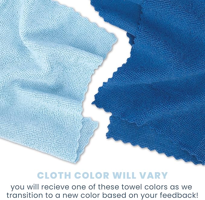 S&T INC. 50 Pack Microfiber Cleaning Cloth