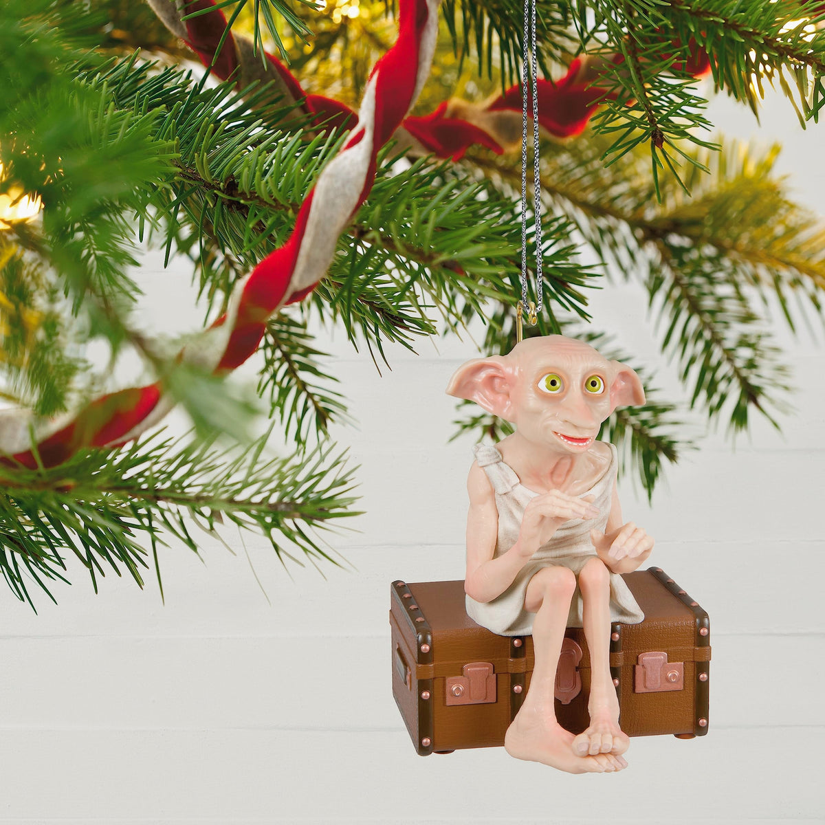 Hallmark Keepsake Christmas Ornament 2023, Harry Potter Ornament, Dobby the House-Elf With Sound and Motion, Gifts for Harry Potter Fans